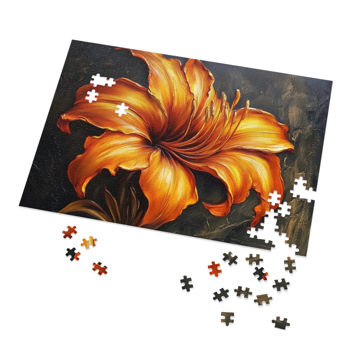 Floral Jigsaw Puzzle, Relaxing Indoor Activity, Gift for Puzzle Lovers, Home Decor, Family Game Night