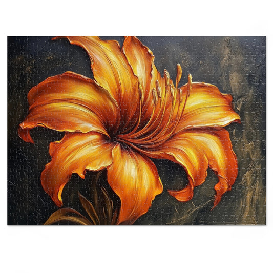 Floral Jigsaw Puzzle, Relaxing Indoor Activity, Gift for Puzzle Lovers, Home Decor, Family Game Night