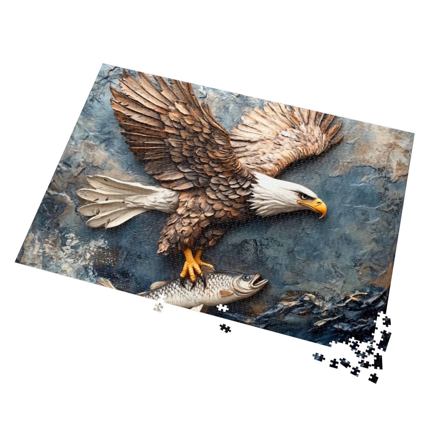 Eagle Jigsaw Puzzle, Nature Puzzle, Family Game, Wildlife Decor, Gift for Bird Lovers, Educational Activity