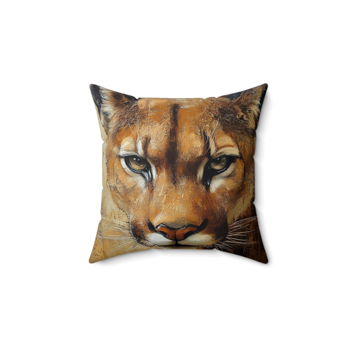 Wildlife Faux Suede Pillow for Animal Lovers, Decorative Couch Accent, Nature-Inspired Home Decor, Cozy Living Room Gift, Jungle Theme