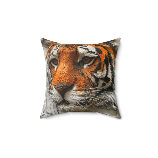 Wild Tiger Faux Suede Pillow - Decorative Accent for Animal Lovers, Cozy Home Decor, Gift for Wildlife Enthusiasts, Unique Living Room [...]